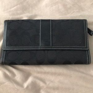 Black coach wallet